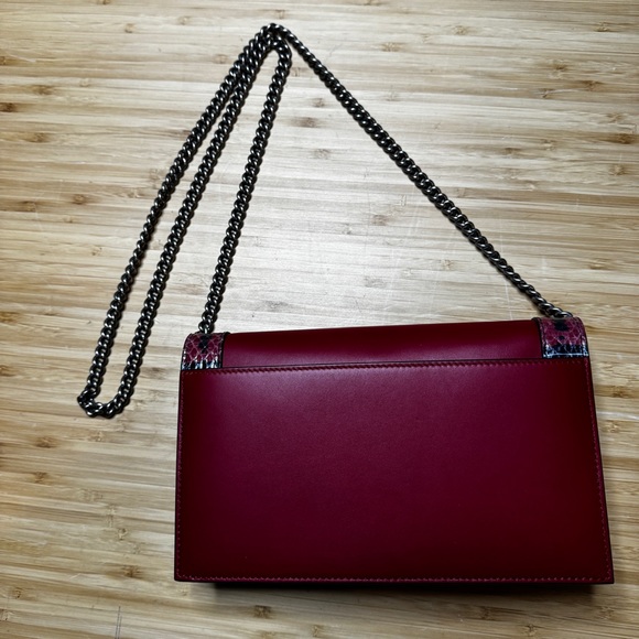 🐍GUCCI🐍Lilith Snakeskin Flap Shoulder Bag - Picture 4 of 15